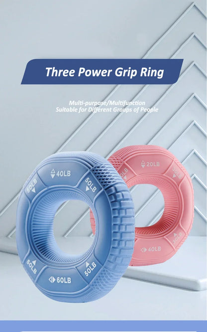 Silicone Adjustable 20-90LB Hand Gripper